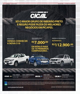 PUBLIEDITORIAL - 26° RODEIO DE SERTÃOZINHO8 A CIDADE JULHO DE 2016
 