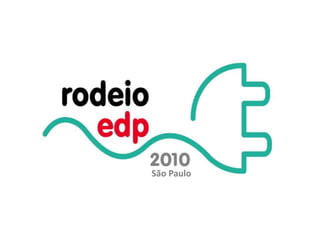São Paulo Todo o uso de marcas, logotipos, textos e imagens desta apresentação está vedado, sem autorização prévia do departamento de Marca e Comunicação da EDP. 