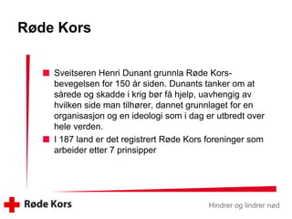 Røde kors | PPTX