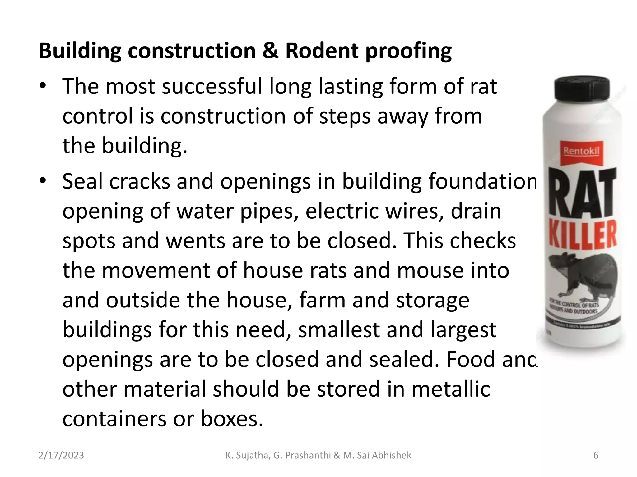 Rat Run Building Code Rodents - A Notorious pest & its Control.pptx