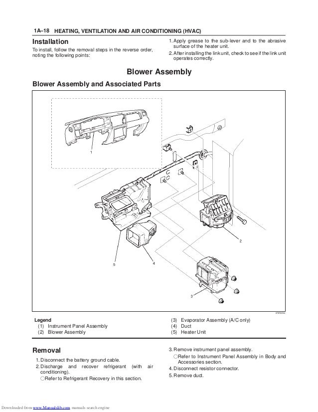 holden rodeo air conditioner parts