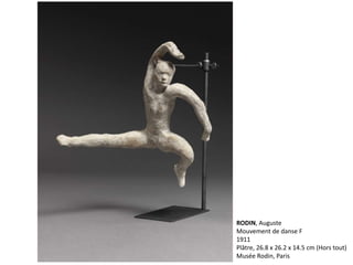 RODIN, Auguste
Mouvement de danse F
1911
Plâtre, 26.8 x 26.2 x 14.5 cm (Hors tout)
Musée Rodin, Paris
 