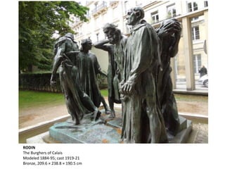 RODIN
The Burghers of Calais
Modeled 1884-95; cast 1919-21
Bronze, 209.6 × 238.8 × 190.5 cm
 