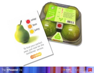 Managing freshness:  making sure it’s  Ripe! 