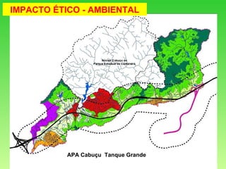 APA Cabuçu  Tanque Grande IMPACTO ÉTICO - AMBIENTAL 