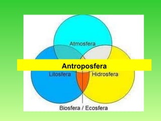 Condições da Biosfera Antroposfera 