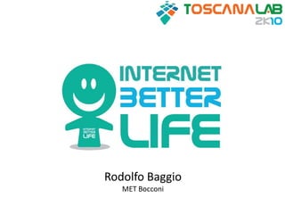Rodolfo Baggio MET Bocconi 