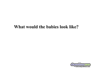 What would the babies look like?
 