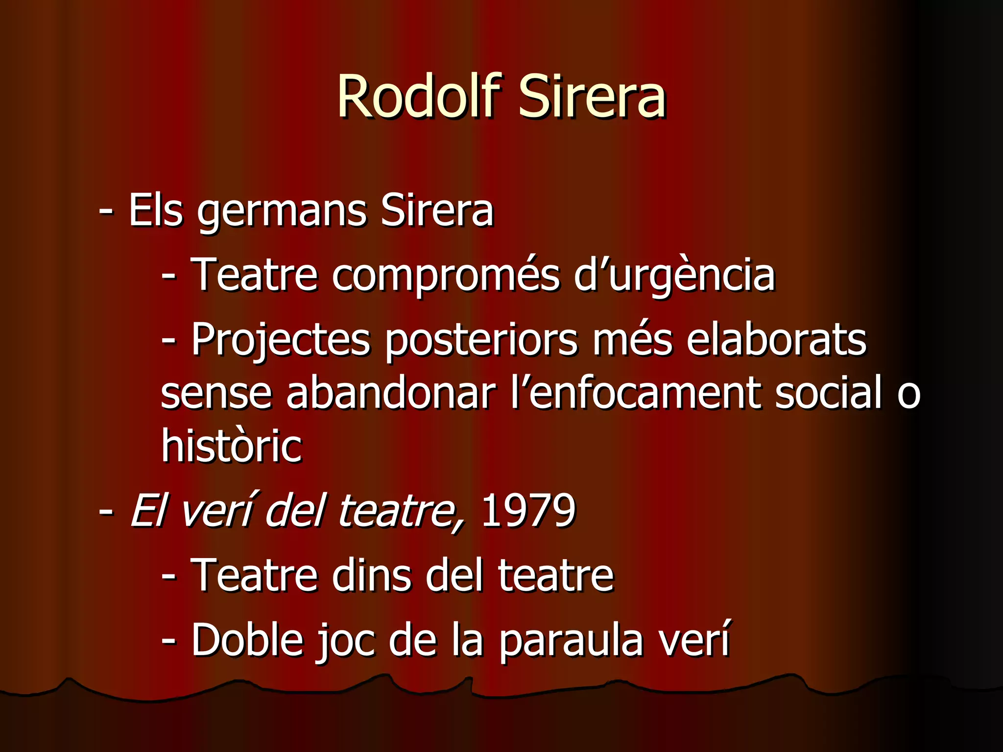 Rodolf Sirera | PPT