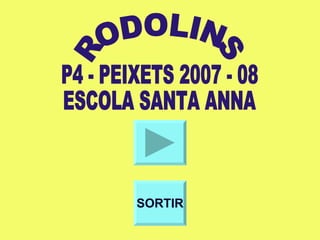 SORTIR RODOLINS P4 - PEIXETS 2007 - 08 ESCOLA SANTA ANNA 