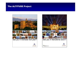 The ALTITUDE Project
 