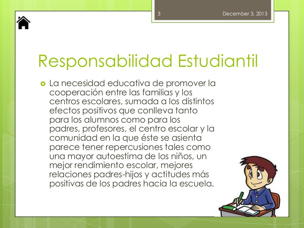 Responsabilidad estudiantil en el Colegio