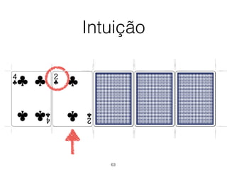 Intuição
63
 