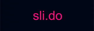 sli.do
 