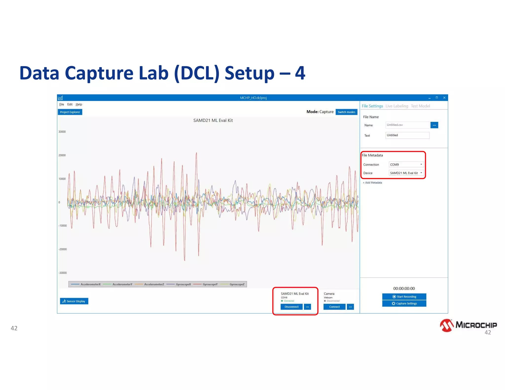 42
Data Capture Lab (DCL) Setup – 4
42
 