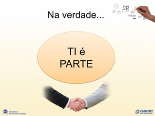 Na verdade...


   TI é
  PARTE
 