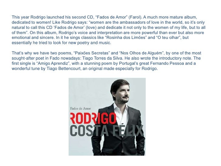 Rodrigo costa felix fado portuguese