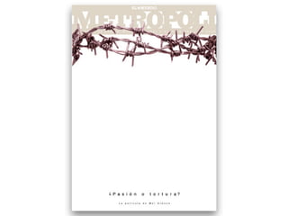Rodrigo Sánchez 
… La calidad gráfica y conceptual y el 
volumen de producción (¡¿cuantas portadas 
de Metropoli ha hecho ...