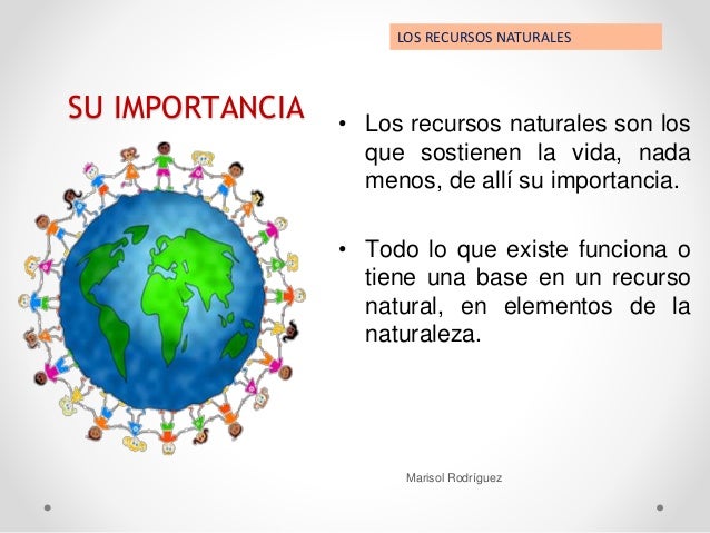 Los Recursos naturales