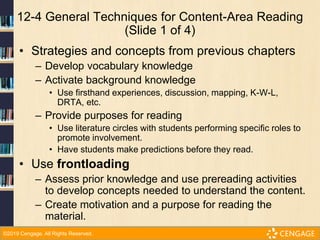 Content Literacy Chapter 12 | PPTX