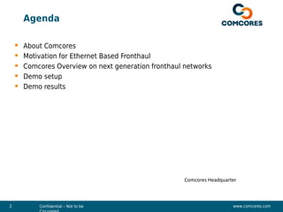 NGFI (Next Generation Fronthaul Interface) native RoE (Radio over ...
