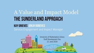 Roehampton University Staff Development Day: A Value and Impact Model The Sunderland Approach