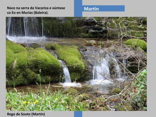 Nace na serra da Vacariza e xúntase
co Eo en Murias (Baleira).

Rego de Souto (Martín)

Martín

 