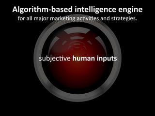 Origins of the Marketing Intelligence Engine (SXSW 2015)