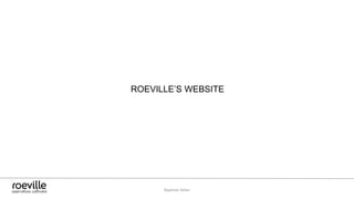 ROEVILLE’S WEBSITE 
Baptiste Velan 
 