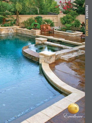 LIVE LIFE IN
GRAND FASHION
CLASSIC DESIGNED DUAL POOLS WITH TRAVERTINE DECKING AND WATER FEATURES
 
