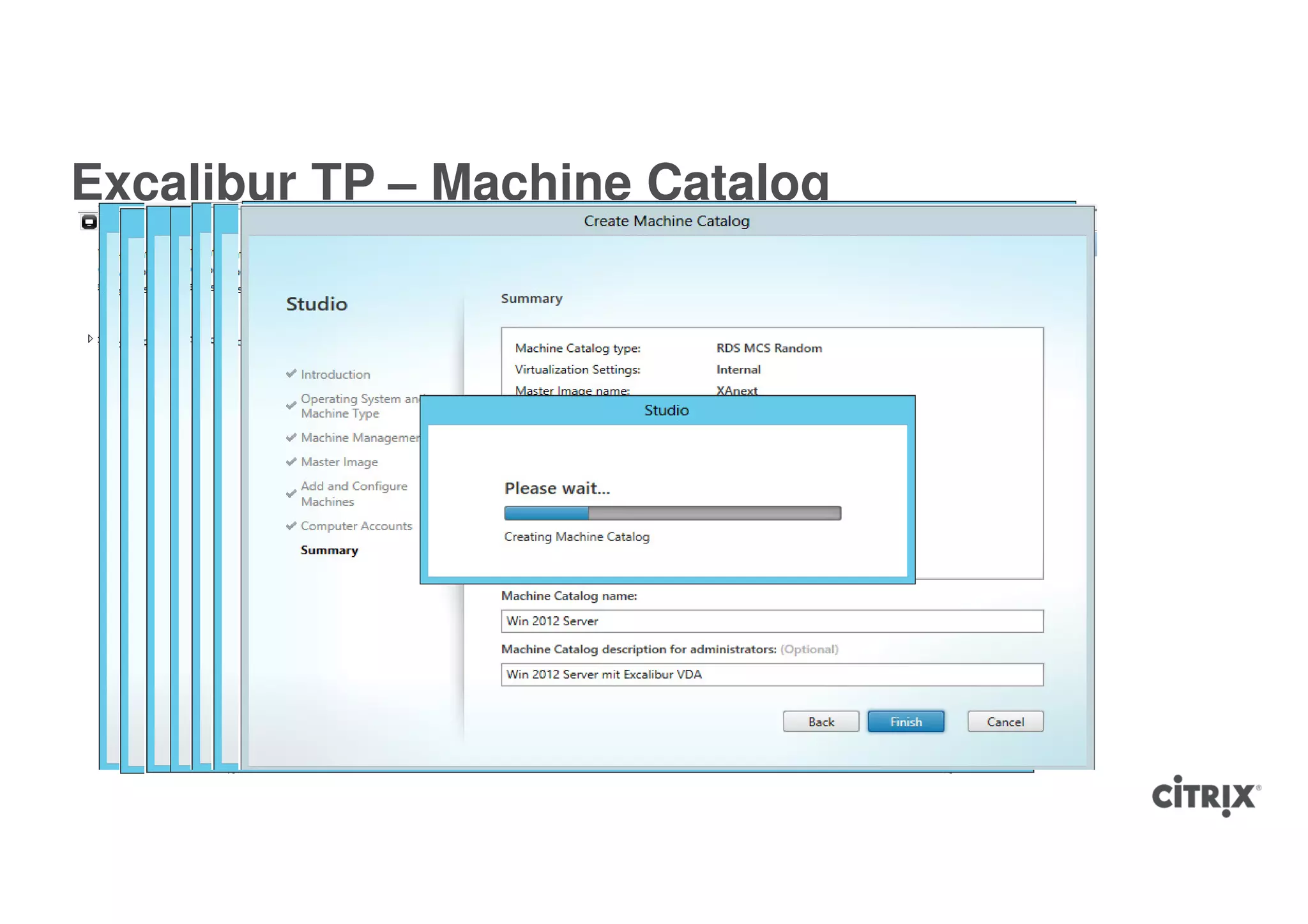 Excalibur TP – Machine Catalog
 