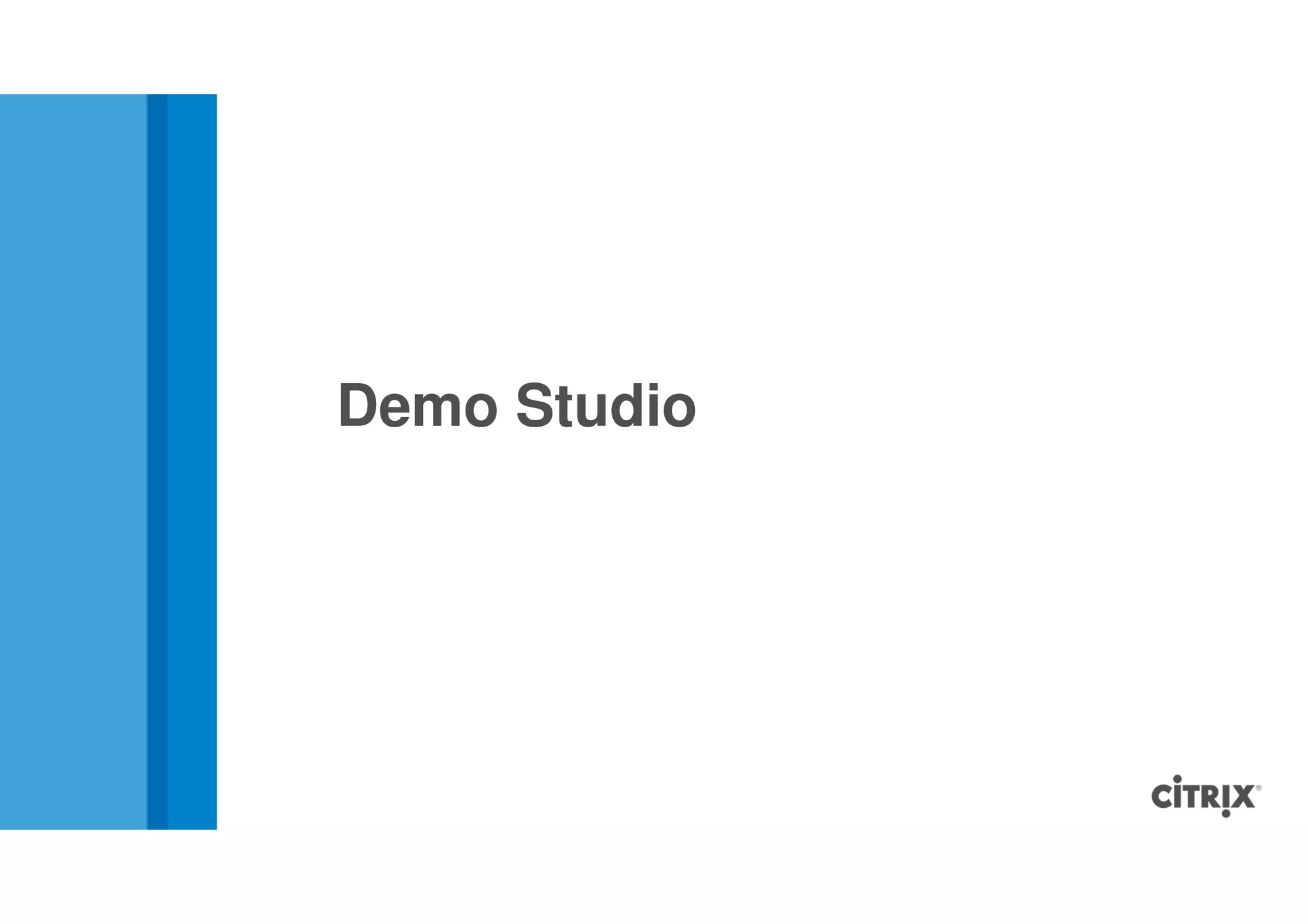 Demo Studio
 