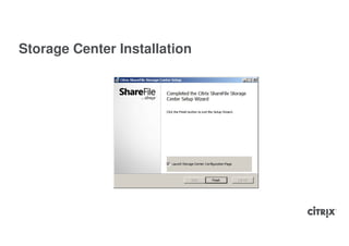 Storage Center Installation
 