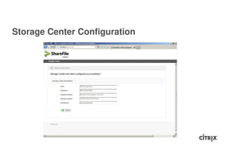 Storage Center Configuration
 