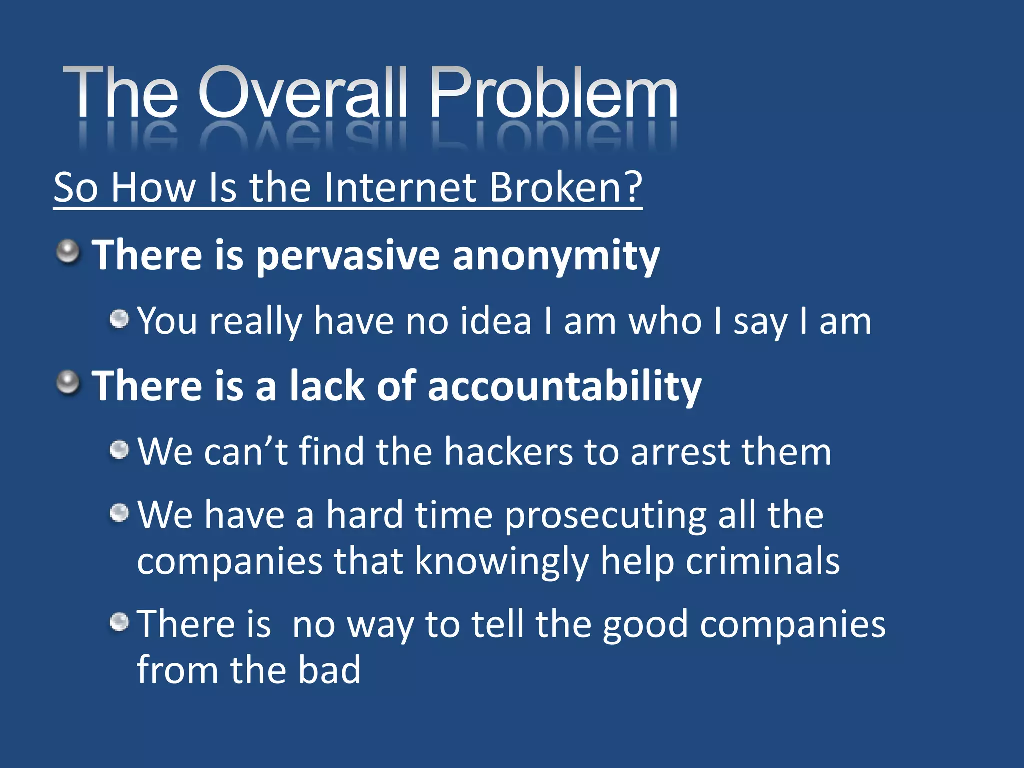 Roger Grimes How I Fixed The Internets