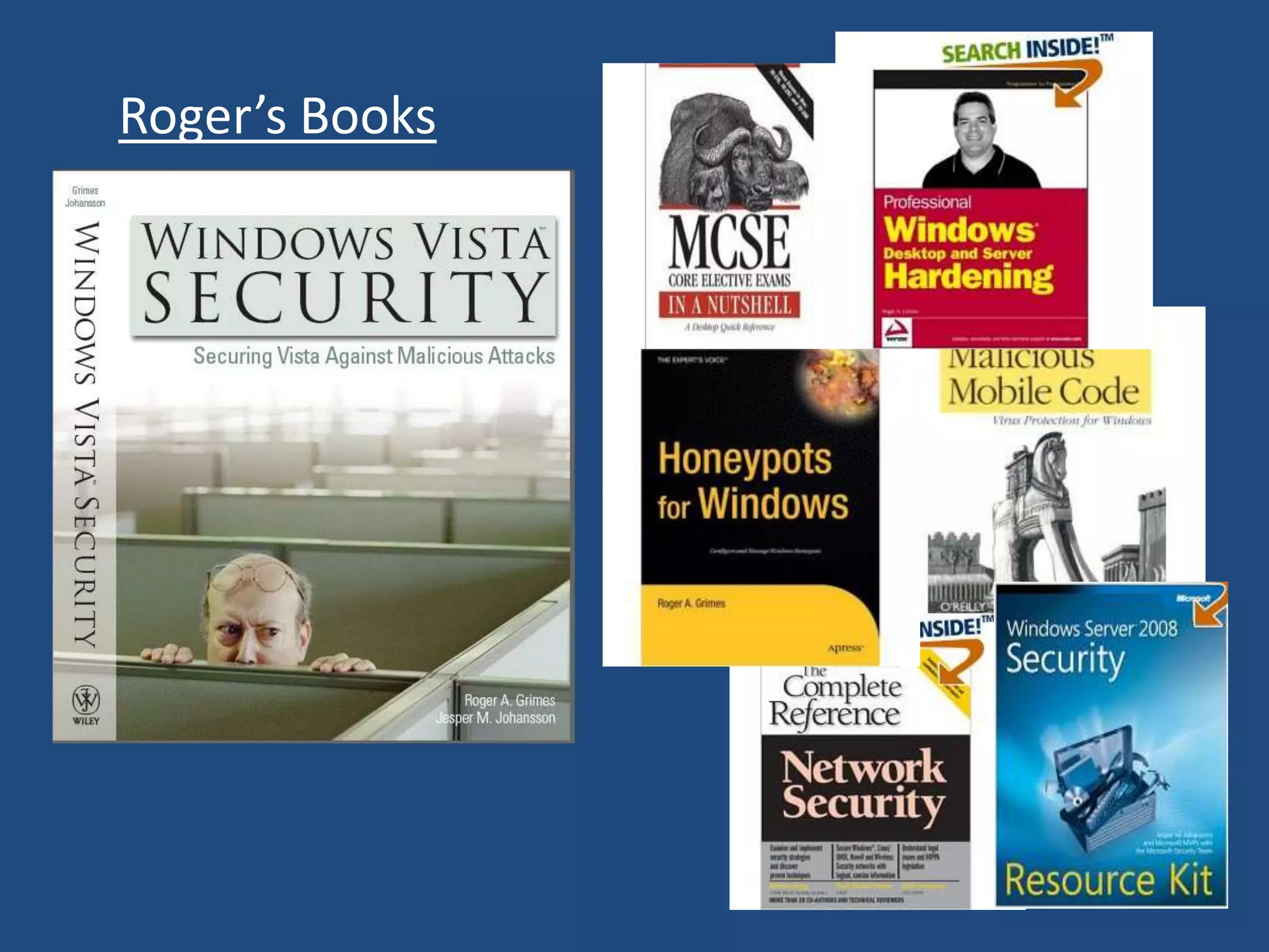 Roger Grimes How I Fixed The Internets