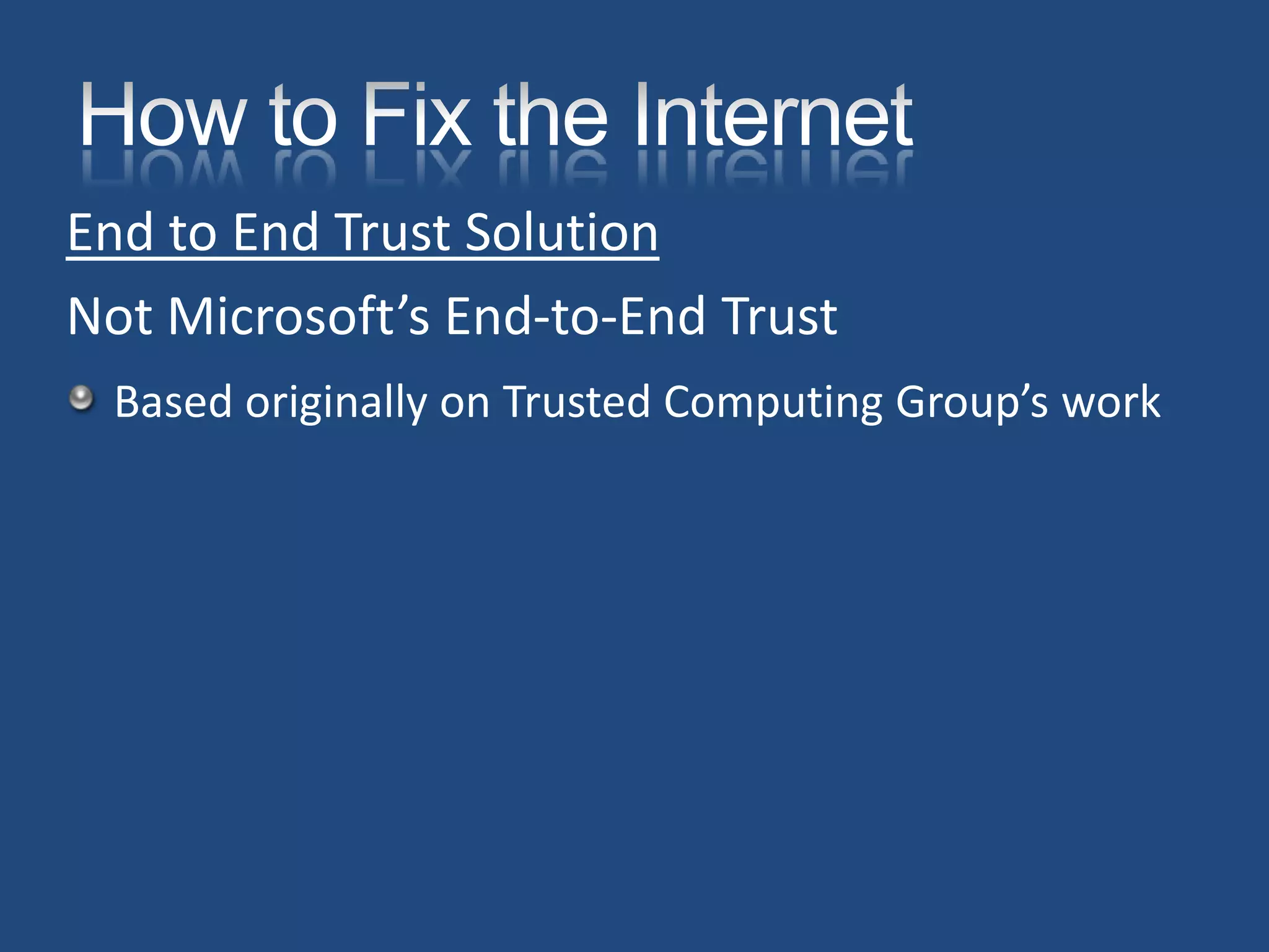 Roger Grimes How I Fixed The Internets