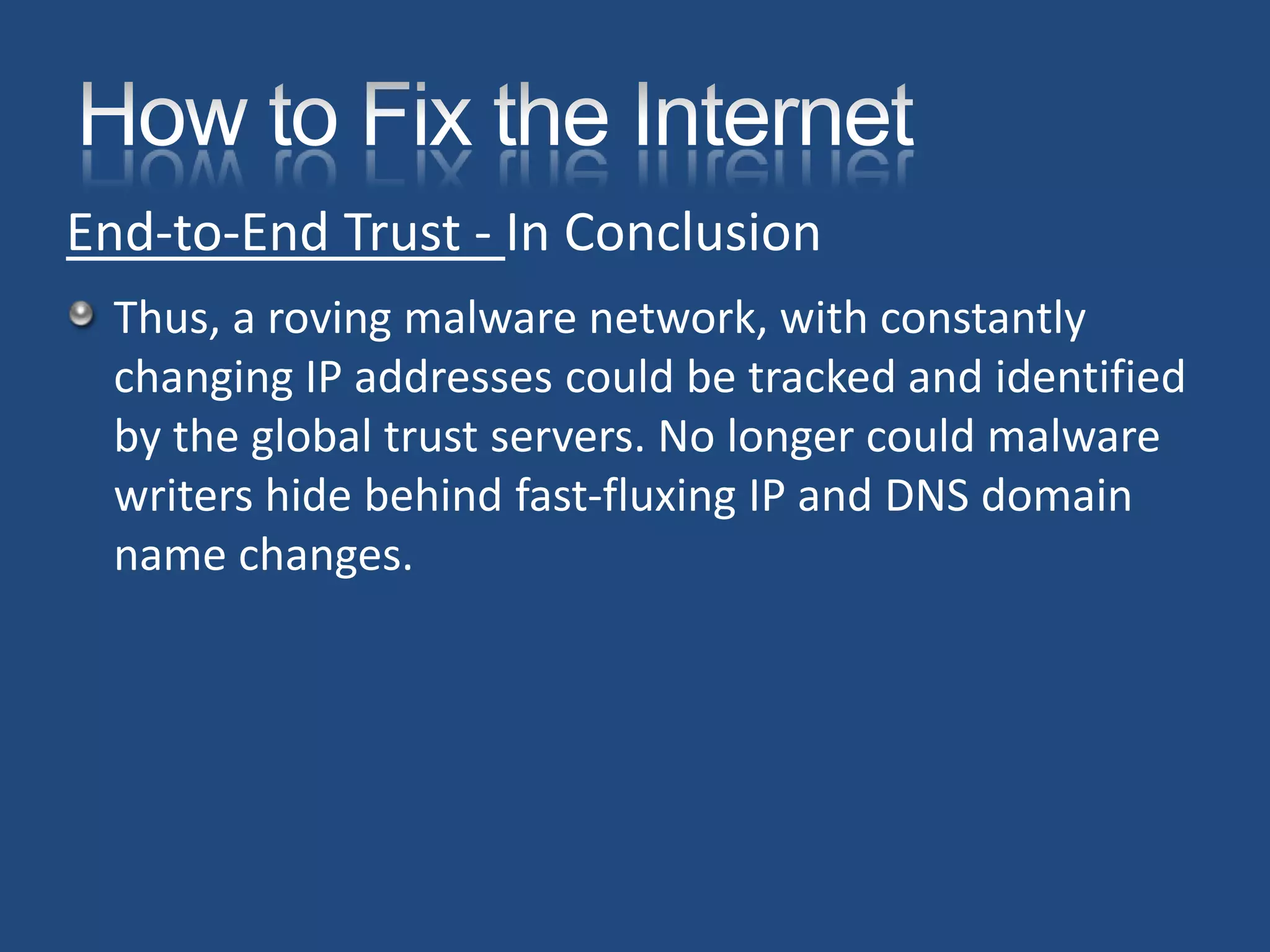 Roger Grimes How I Fixed The Internets
