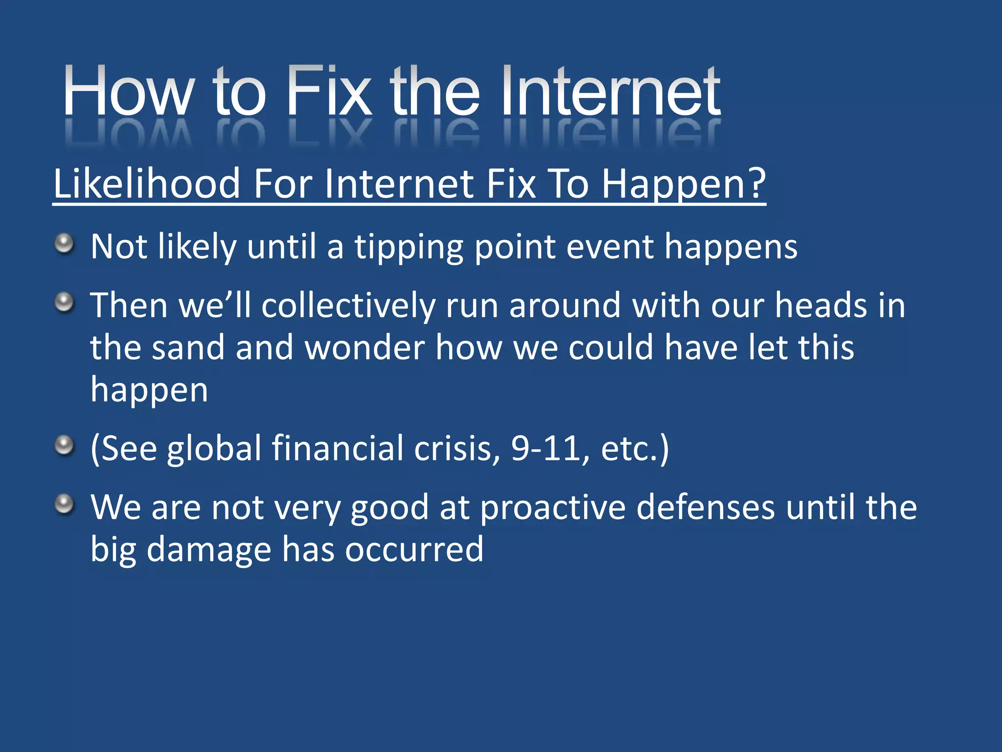Roger Grimes How I Fixed The Internets