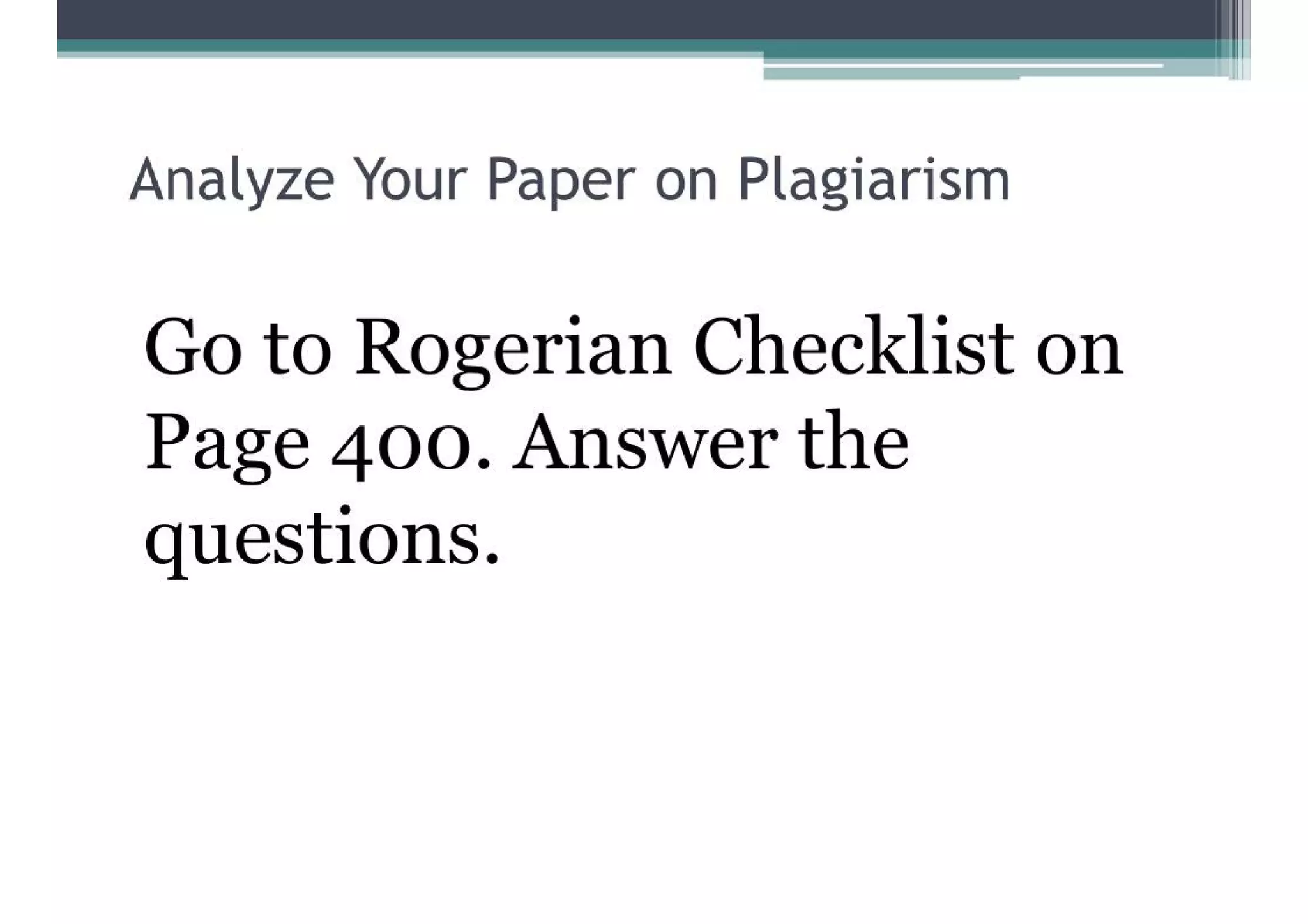 Rogerian Argument