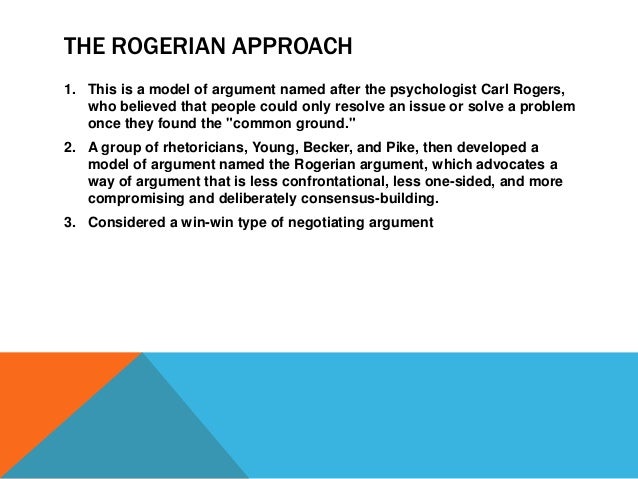 Rogerian style thesis