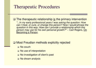 Rogerian Psychotherapy | PDF