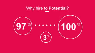Widen The Talent Pool, Hire for Potential | PPTX