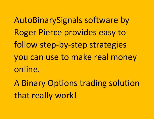 Autobinarysignals the #1 binary options trading software