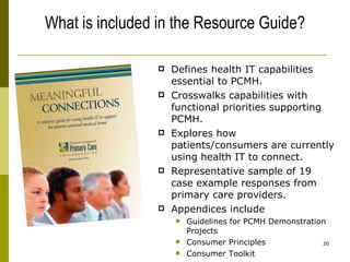 Health Consumer Representative Example Patient Centered Medical Home | PPT