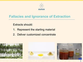 Cannabis Cultivation Conference: Extraction Optimization | PPTX