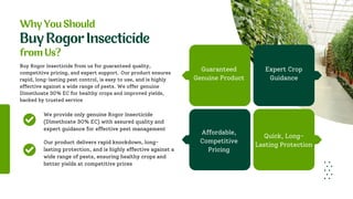 Buy Rogor Insecticide | Kisan Pesticides | PDF