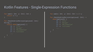 Kotlin on android | PPTX