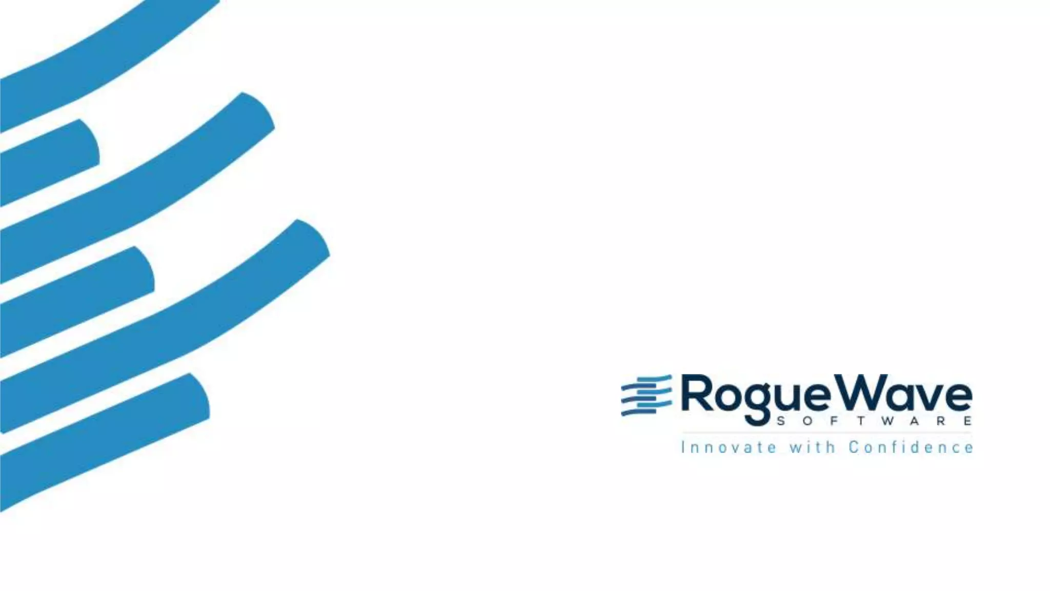 10© 2018 Rogue Wave Software, Inc. All Rights Reserved.
 