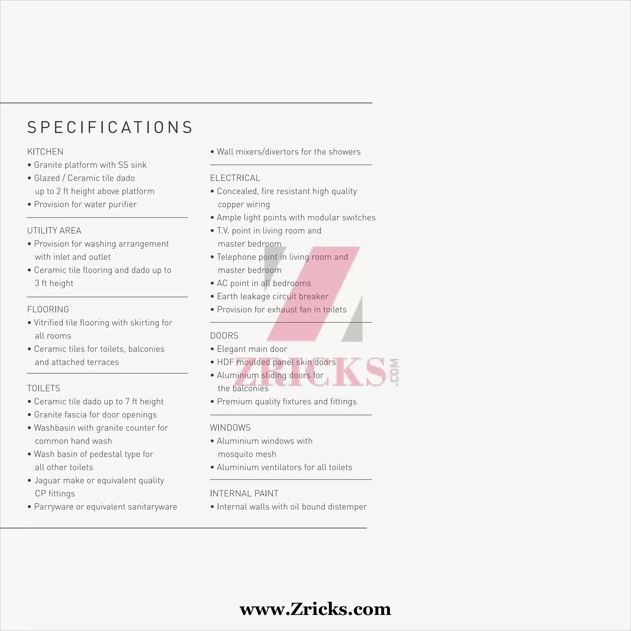 www.Zricks.com
 